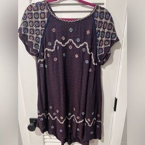 Free People In The Clouds Embroidered Top